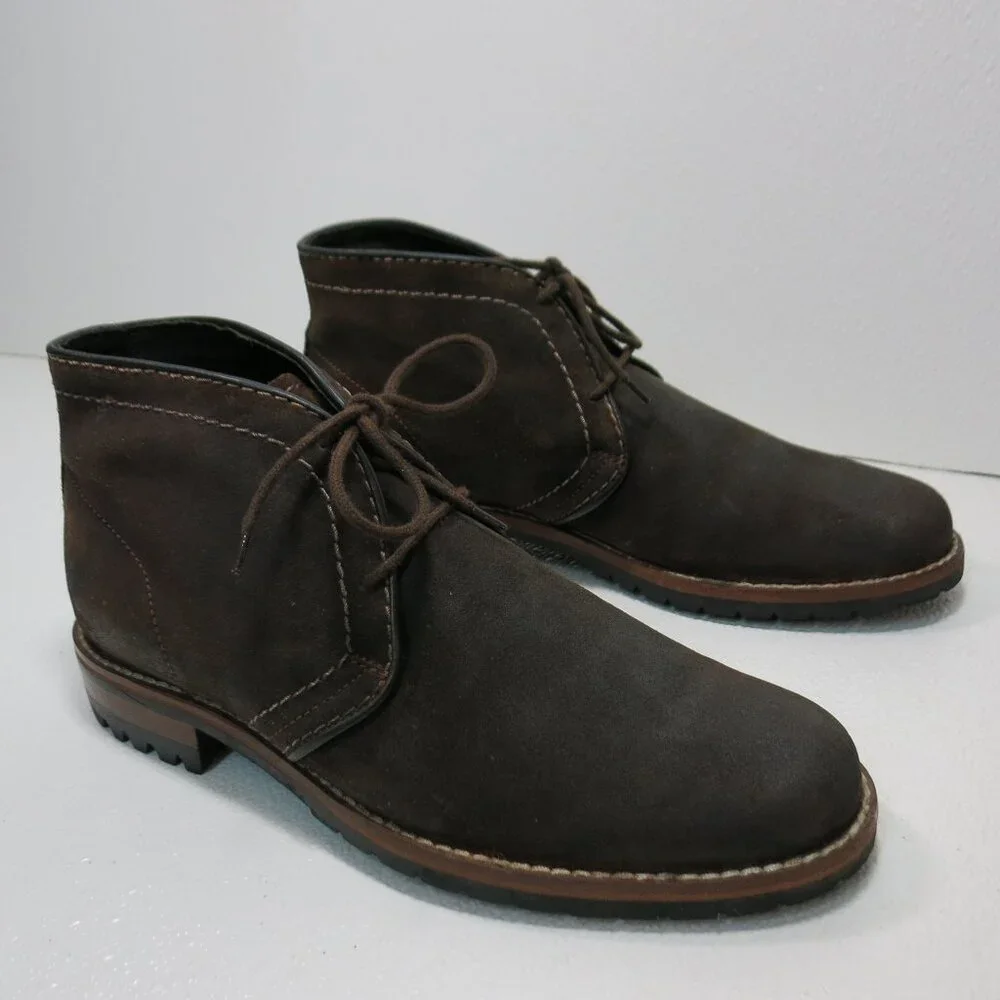 Tommy Hilfiger Leather Chukka Boots Casual Dress Shoes Men's Footwear Boot Sz 9